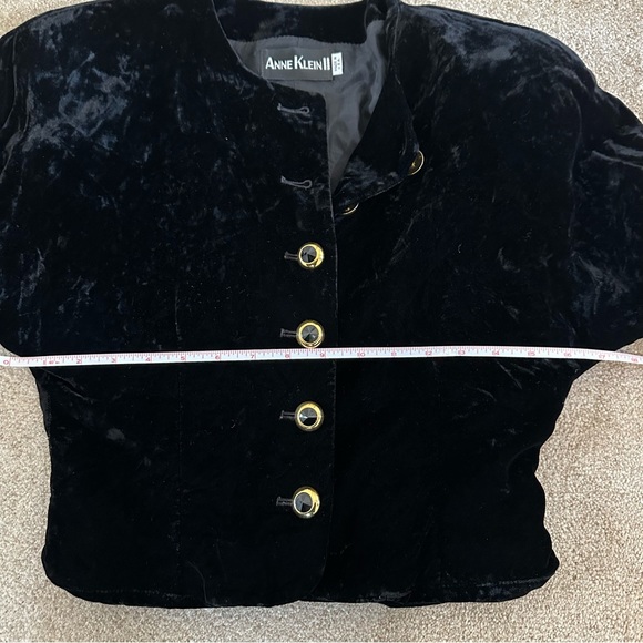 Vintage Velvet Jacket - Anne Klein - Picture 3 of 9